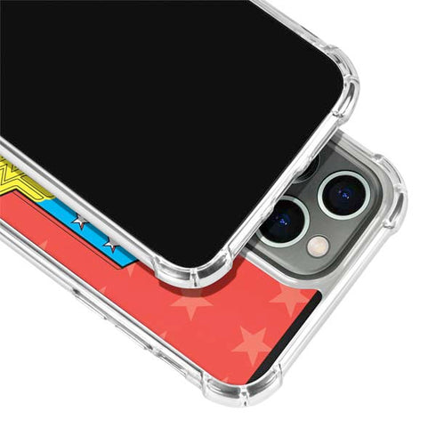 DC Comics Wonder Woman Logo iPhone 14 Pro Clear Case